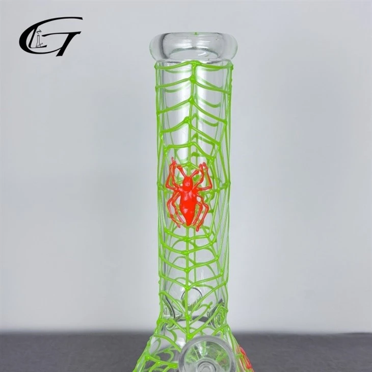 Glow In The Dark Beaker Glass Pipe